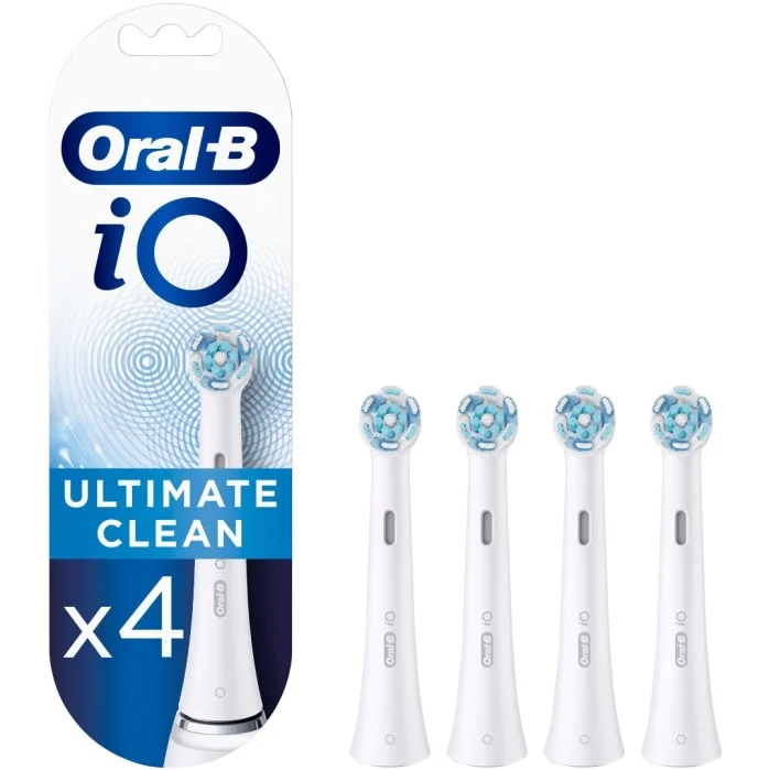Oral-B iO Ultimate Clean børstehoder hvit 4 stk v:7523341 Oral-B iO Ultimate Clean børstehoder hvit 4 stk v:7523341