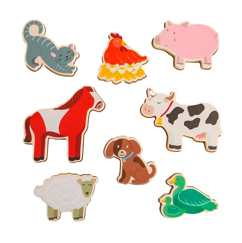 Mushie Wooden Puzzle – Farm – 1 stk. v:8370950 Mushie Wooden Puzzle – Farm – 1 stk. v:8370950