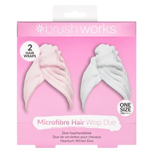 Brushworks Hair Towel Wrap 2pcs v:2251592