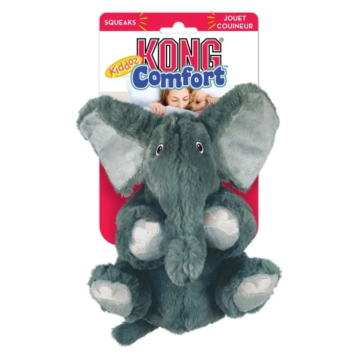 KONG Comfort Kiddos Elephant Hundeleke Grå XS v:5501717 KONG Comfort Kiddos Elephant Hundeleke Grå XS v:5501717
