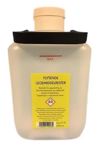 Seponett oppsamlingsbeholder LP-25 2500 ml 1stk v:3746572