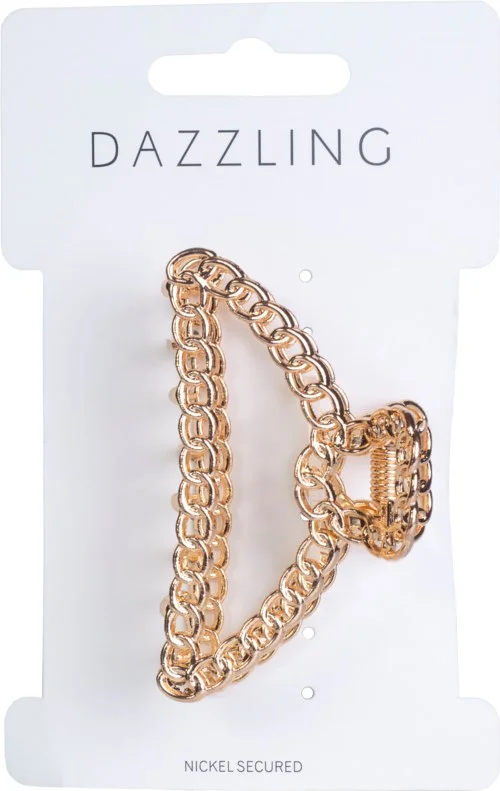 Dazzling Colored Hair Clip Gold v:4627183