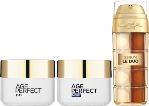 Loreal Paris Age Perfect Le Duo Defying Serum & Classic Night Cream 50 ml & Classic Day Cream 50 ml v:4882319