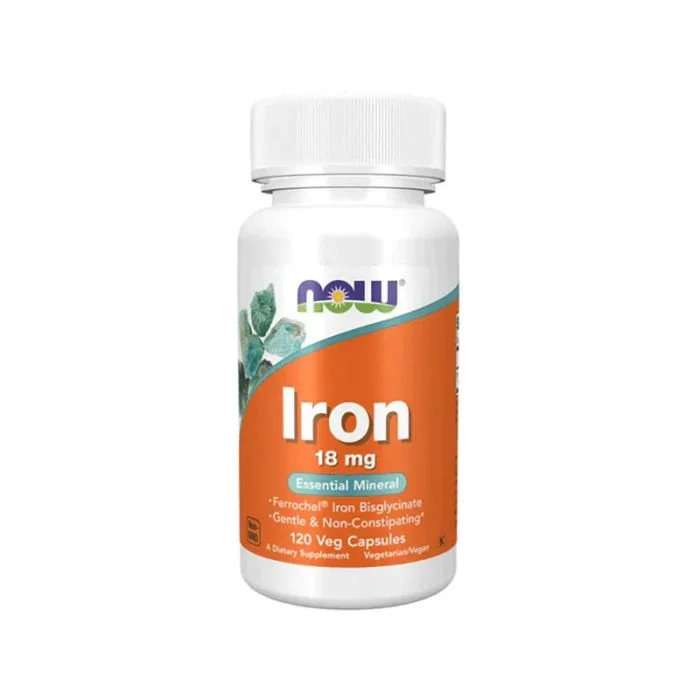 Now Iron 18 mg 120 Kapsler v:3142364