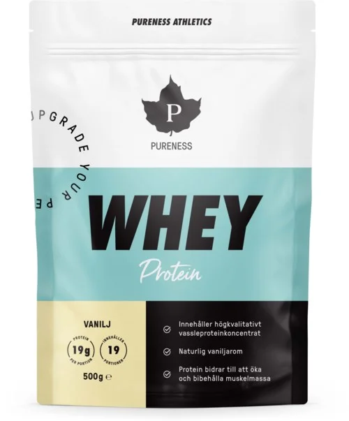 Pureness Athletics Whey Protein Vanilj 500 g v:7467161 Pureness Athletics Whey Protein Vanilj 500 g v:7467161