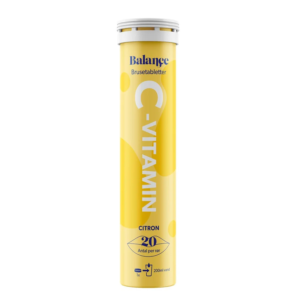Balance C-vitamin Brusetabletter – 20 brusetabl. v:1547664
