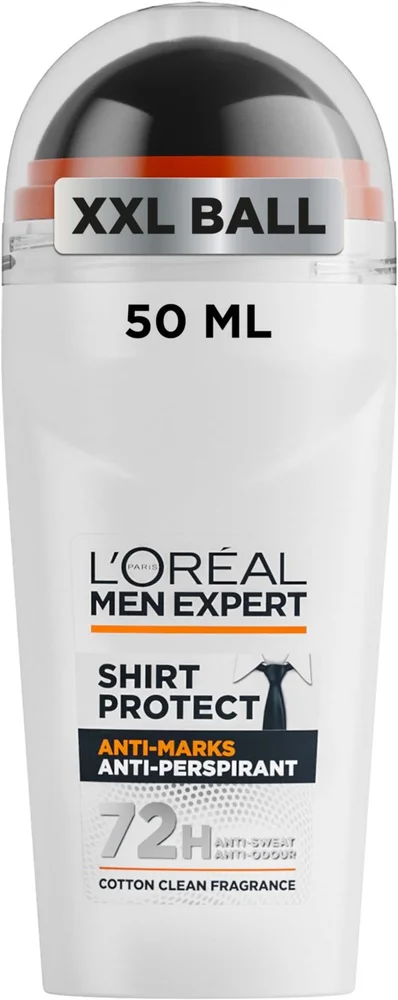Loreal Paris Men Expert Shirt Protect 72H Anti-Marks Anti-Perspirant Deodorant Roll On 50 ml v:9543855