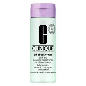 Clinique All-In-One Cleansing Micellar Milk + Makeup Remover Skin Type 1 & 2 200ml v:4100610