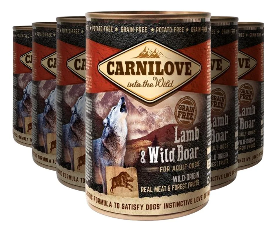 Carnilove Våtfor – lam & villsvin – 6 x 400 g. v:4114160