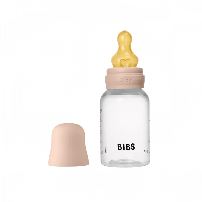 BIBS Baby Bottle Round Latex 1 pack 150 ml Slow Flow Blush v:4024694 BIBS Baby Bottle Round Latex 1 pack 150 ml Slow Flow Blush v:4024694