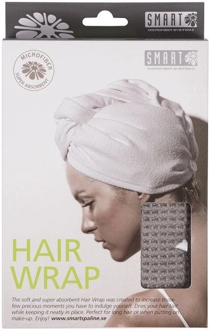 Smart Spa Hairwrap Waffle Grå v:4184667 Smart Spa Hairwrap Waffle Grå v:4184667