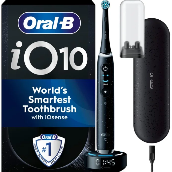 Oral-B iO 10 elektrisk tannbørste Cosmic Black v:3191192