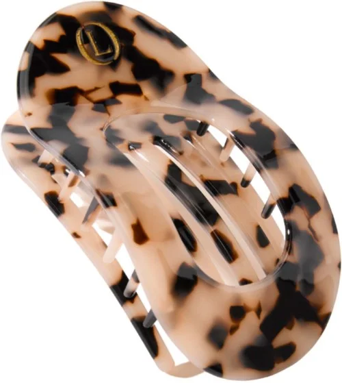 Lenoites Eco-Friendly Flat Hair Clip Nude Leopard v:3922618