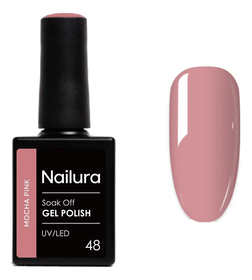 Nailura Gel Polish 48 – Mocha Pink – 10 ml. v:3094242