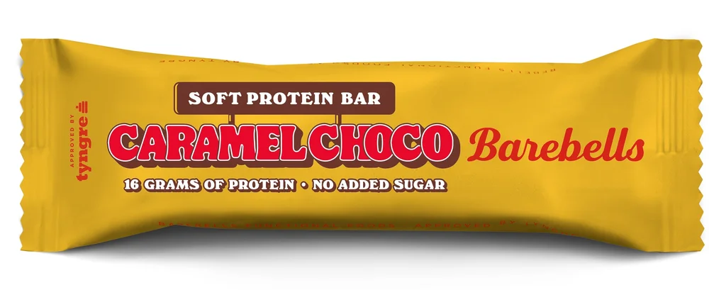 Barebells Soft Choco Caramel Proteinbar – Sjokolade og Karamell v:4541081