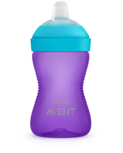Philips Avent My Grippy Spout Cup (9 mdr+) 300ml – lilla/turkis v:5403079 Philips Avent My Grippy Spout Cup (9 mdr+) 300ml – lilla/turkis v:5403079