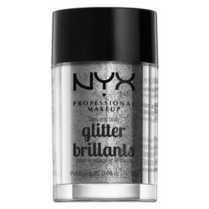 NYX Professional Makeup Face And Body Glitter Brilliants Silver GLI10 2,5g v:4397905