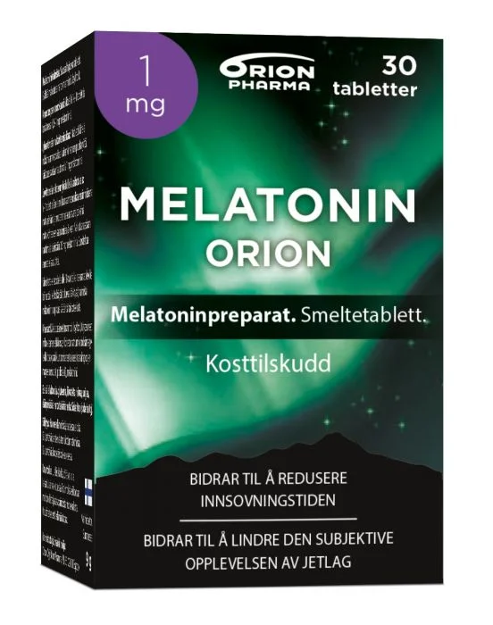 Melatonin Orion 1mg 30 tabletter v:3940260