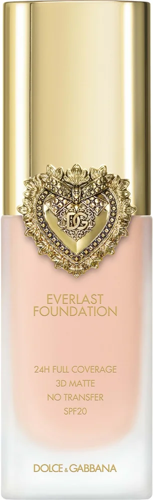 Dolce & Gabbana Flawless Everlast Foundation 24H Full Coverage 3D Matte No Transfer SPF22 3W Light v:7868713