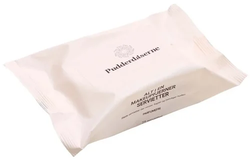Pudderdåserne Alt i en Make-up fjerner Servietter 25 stk v:3390093