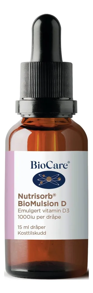Biocare D-Vitamin BioMulsion® Nutrisorb15ml v:3802725
