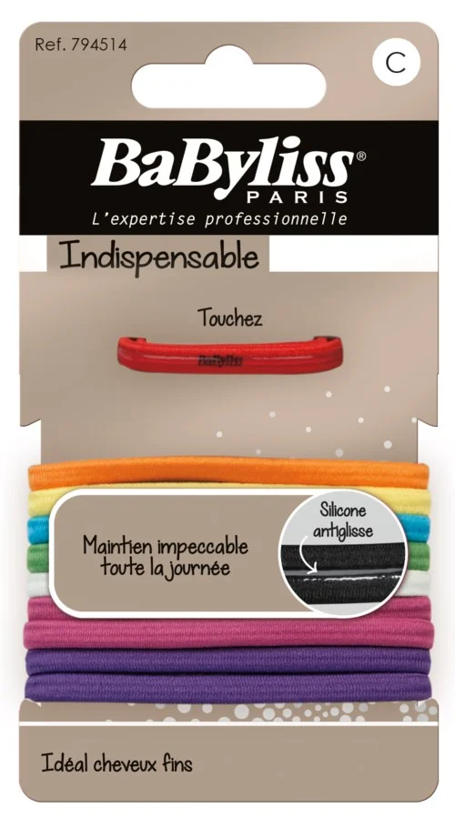 BaByliss Paris Accessories Indispensable 794514 Colour Elastics 1k anti-glid v:5229445 BaByliss Paris Accessories Indispensable 794514 Colour Elastics 1k anti-glid v:5229445