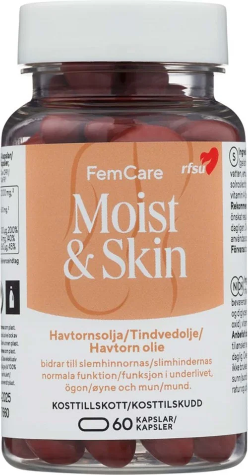 RFSU FemCare Moist & Skin 60 stk v:7034940