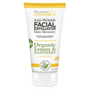 Biovène The Conscious Vitamin C Anti Wrinkle Facial Exfoliator Organic Lemon & Raspberry 150ml v:3632239