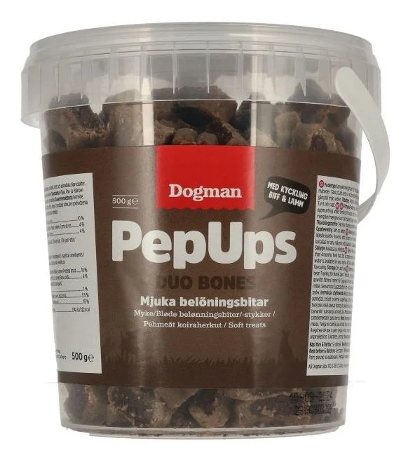 Dogman PepUps Duo Ben 3 smaker 500g v:9378409
