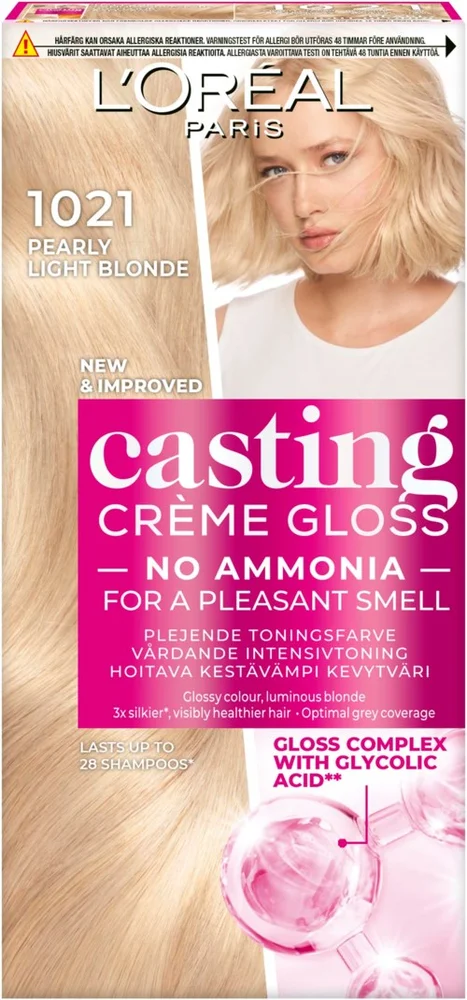 Loreal Paris Casting Crème Gloss 1021 Pearly Light Blonde v:9832290