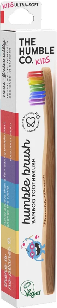 The Humble Co. Kids Proud Edition Bamboo Toothbrush Ultra-soft v:2001813