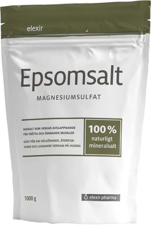 Elexir Pharma Epsomsalt 1000 g v:5700239 Elexir Pharma Epsomsalt 1000 g v:5700239