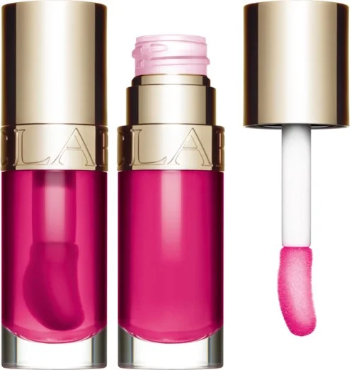 Clarins Lip Comfort Oil 02 Raspberry v:4760486 Clarins Lip Comfort Oil 02 Raspberry v:4760486