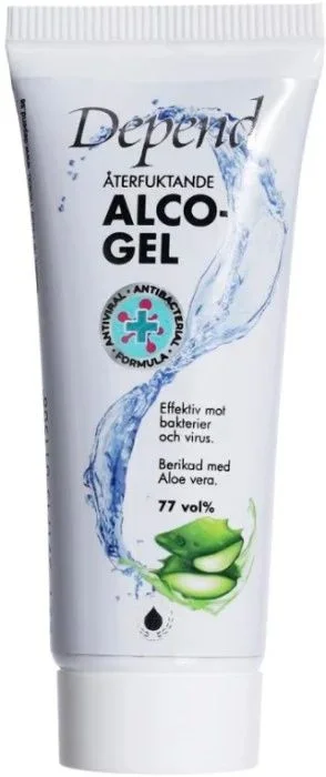 Depend alcogel 25 ml – hånddesinfeksjon med aloe vera v:8336673