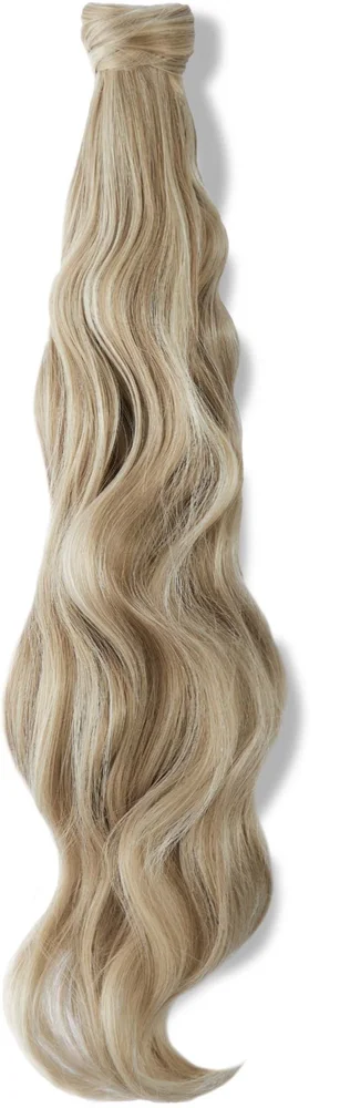 Rapunzel of Sweden Vegan Ponytail Beach Wave / Clip-in / Medium Volume 50 cm M7.3/10.8 Cendre Ash Blonde Mix v:4282761