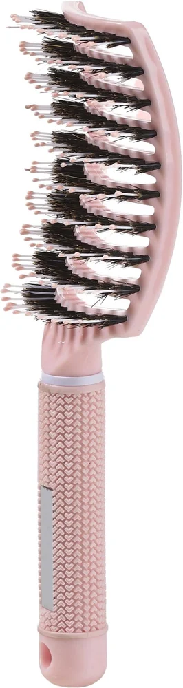 Yuaia Haircare Curved Paddle Brush Pink v:1668595