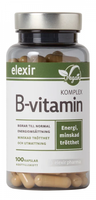 Elexir Pharma B-Vitamin Komplex kapsler 100 stk v:6009284