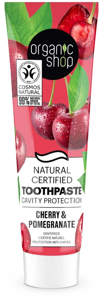 Organic Shop Cavity Protection Cherry & Pomegranat 100 g v:1188776