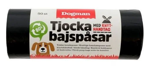 Dogman Hundeposer med håndtak 50p Svart v:2078174