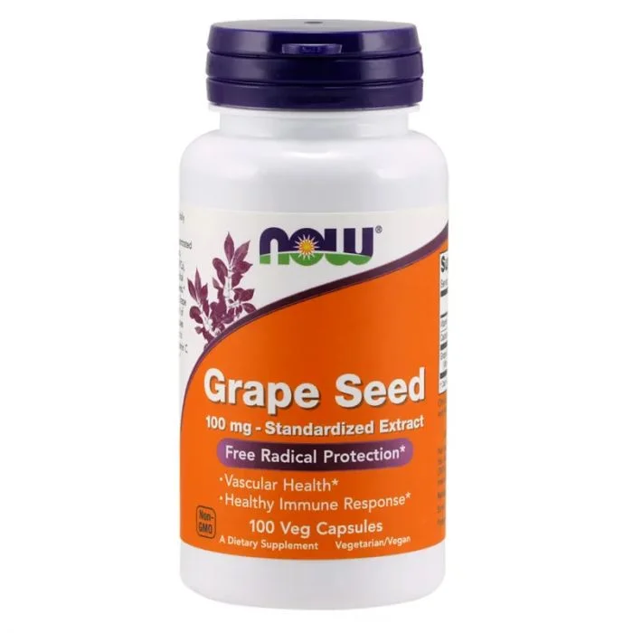 Now Grape Seed 100 mg 100 Kapsler v:9162076 Now Grape Seed 100 mg 100 Kapsler v:9162076