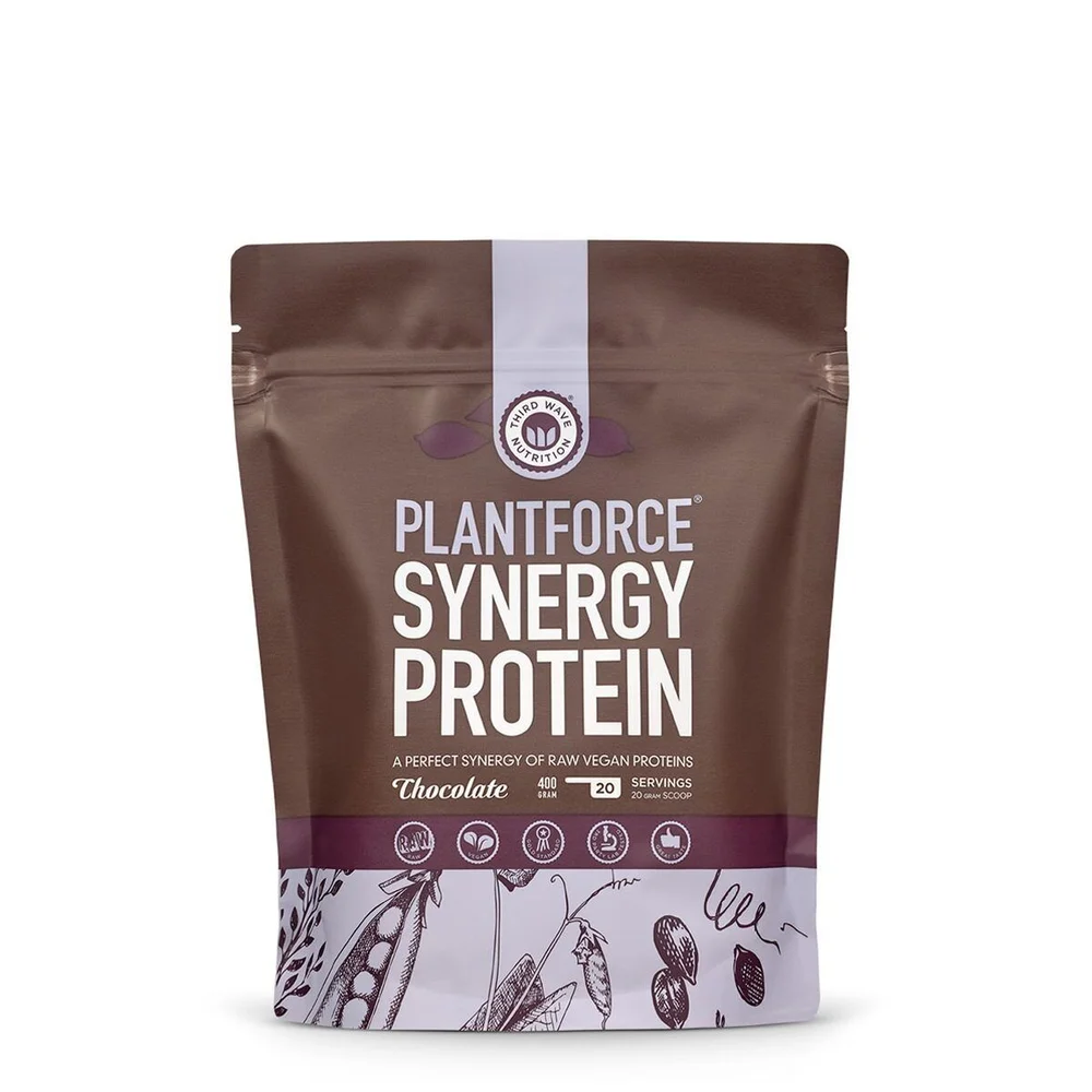 Protein Sjokolade Plantforce Synergy – 400 g v:5050554
