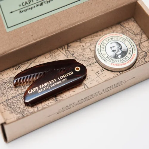 Captain Fawcett Expedition Strength Wax & Folding Comb v:7280164