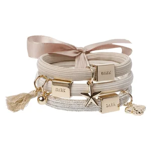 DARK Hair Ties Charm Combo Dark Sands With Gold v:2002562 DARK Hair Ties Charm Combo Dark Sands With Gold v:2002562