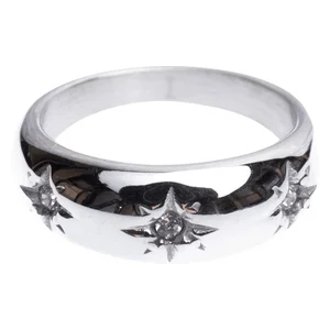 DARK Chunky Star Ring Crystals Silver Size 2 v:9081742 DARK Chunky Star Ring Crystals Silver Size 2 v:9081742