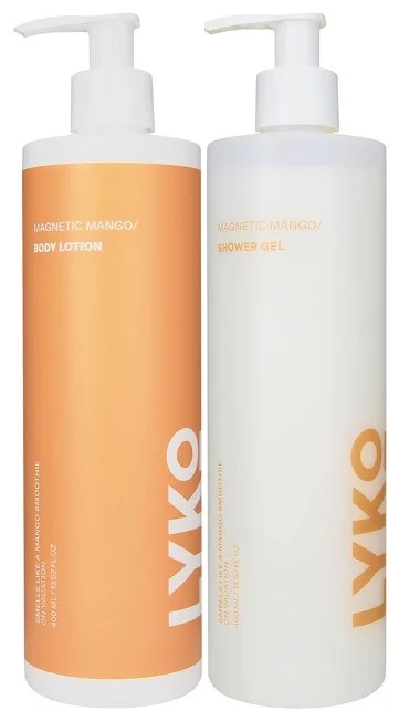 By Lyko Magnetic Mango Body Lotion & Shower Gel 2 x 400 ml v:4102577