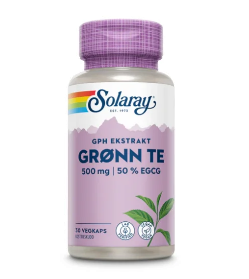 Solaray GPH grønn te 30 kapsler v:7548085 Solaray GPH grønn te 30 kapsler v:7548085