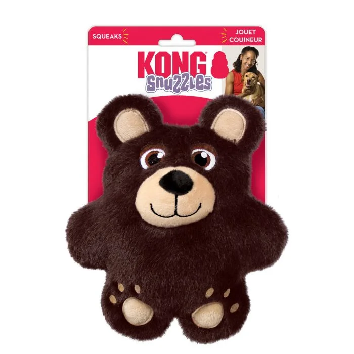 KONG Snuzzles Bear hundeleke brun v:7058605