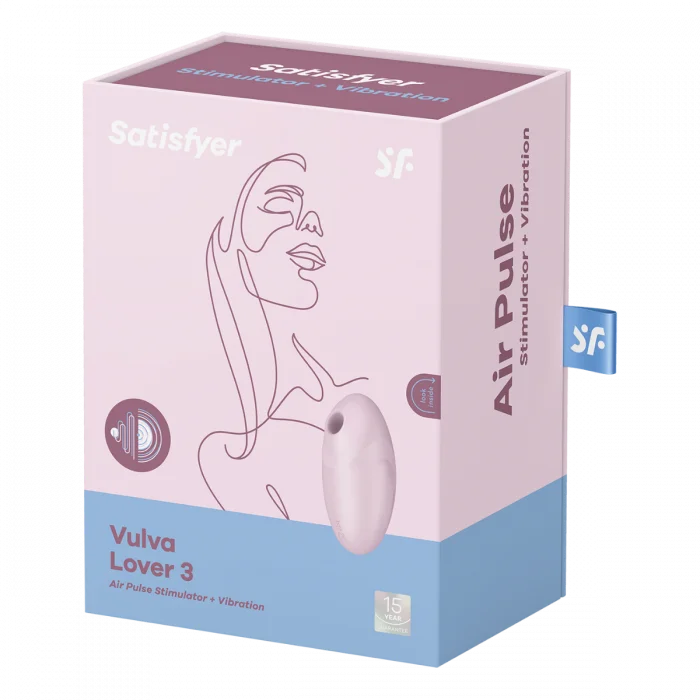 Satisfyer Vulva Lover 3 Pink lufttrykksvibrator 1 stk v:2489260
