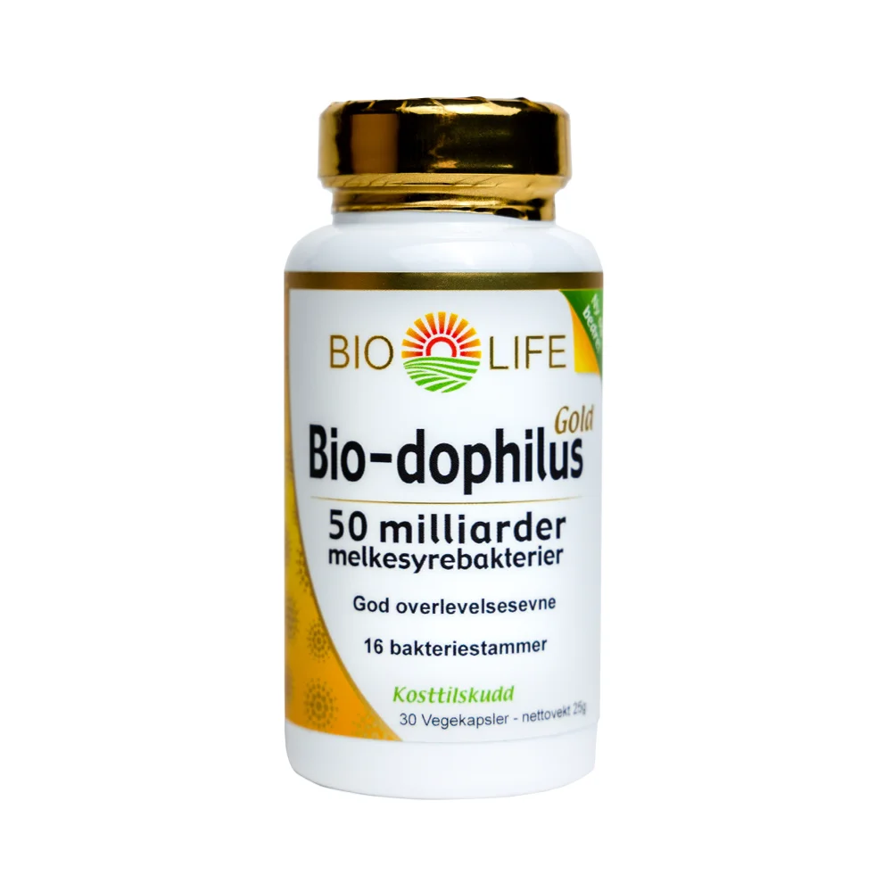 Bio Life Bio-dophilus Gold Probiotika 60 kapsler v:9880792