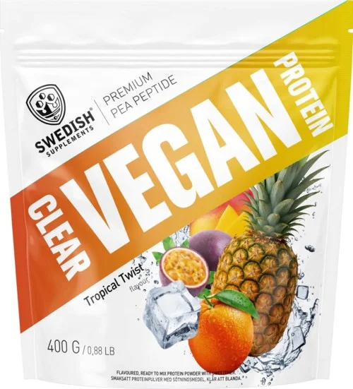 Swedish Supplements Clear Vegan Protein -Tropical Twist 400 g v:7290193